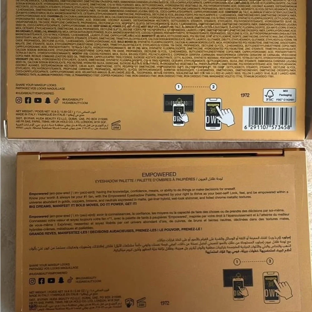HUDA BEAUTY|Empowered~Eyeshadow Palette|BNIB